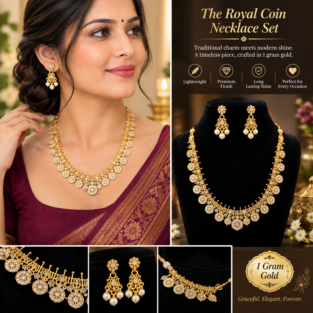 The Royal Coin Necklace Set — image 3