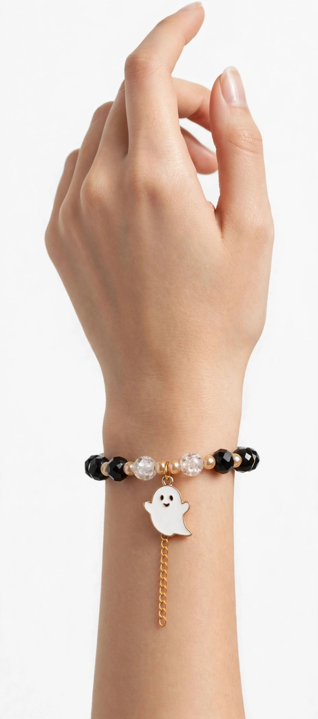 Butterfly & Ghosty – Trendy Crackle Beads Bracelet Combo of 3 — image 3