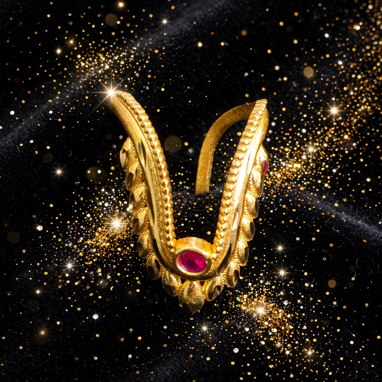 Royal Ruby V-Crown Vanki Ring — image 2