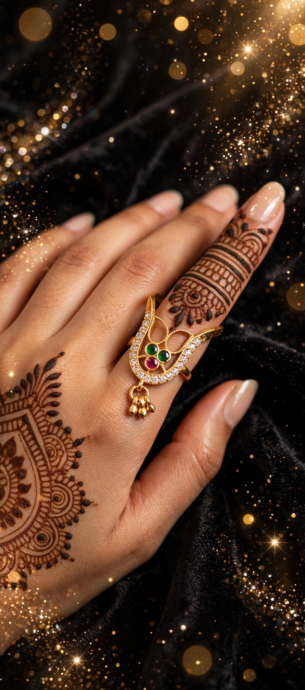 Royal Emerald Latkan Vanki Ring — image 2