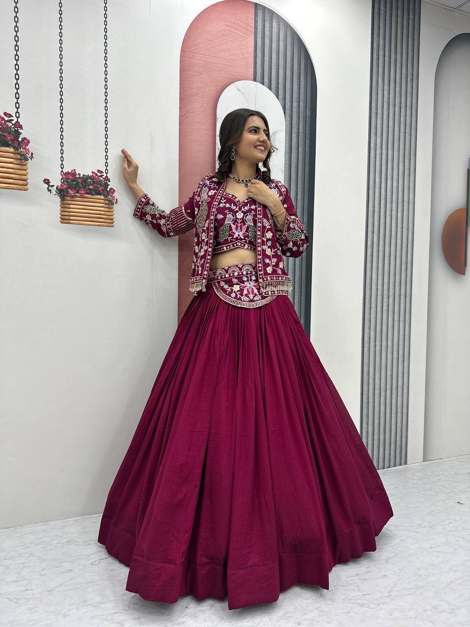Amethyst Elegance Indo-Western — image 4