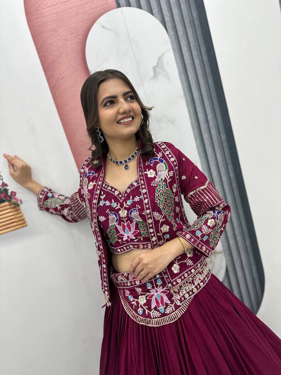 Amethyst Elegance Indo-Western — image 5
